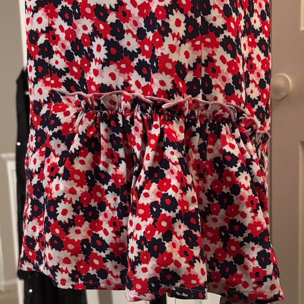 Michael Kors Floral Dress - Red and Black - Picture 4 of 8